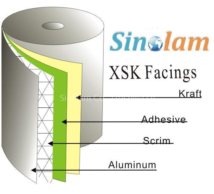 aluminum foil insulations, foil scrim kraft, reinforced aluminum foil kraft facings