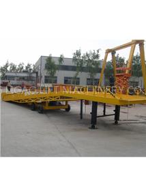Mobile hydraulic dock leveler