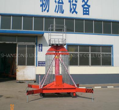 Telescoping hydraulic lift,lift platform
