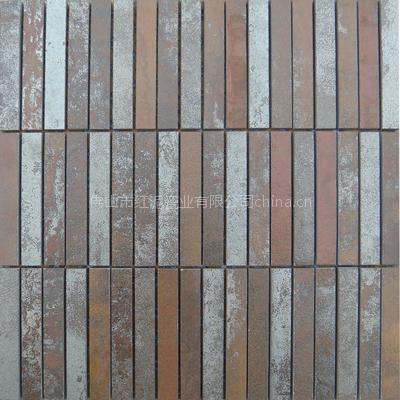 Ceramic Mosaic Tile in Piano Key Shape