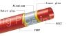 Piping of solar energy water heater