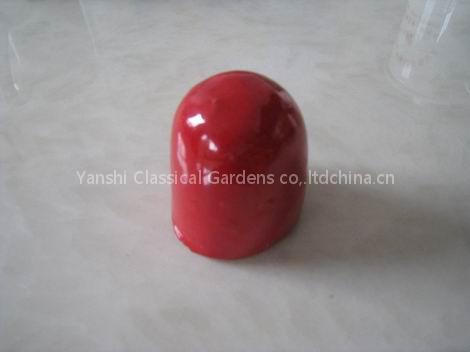 Ceramic roof tile accessories called dingmao