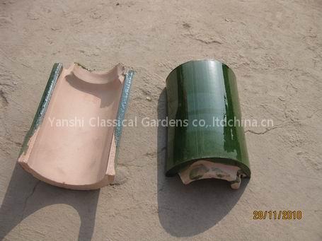 Antique chinese ceramic roof tiles(pantile)