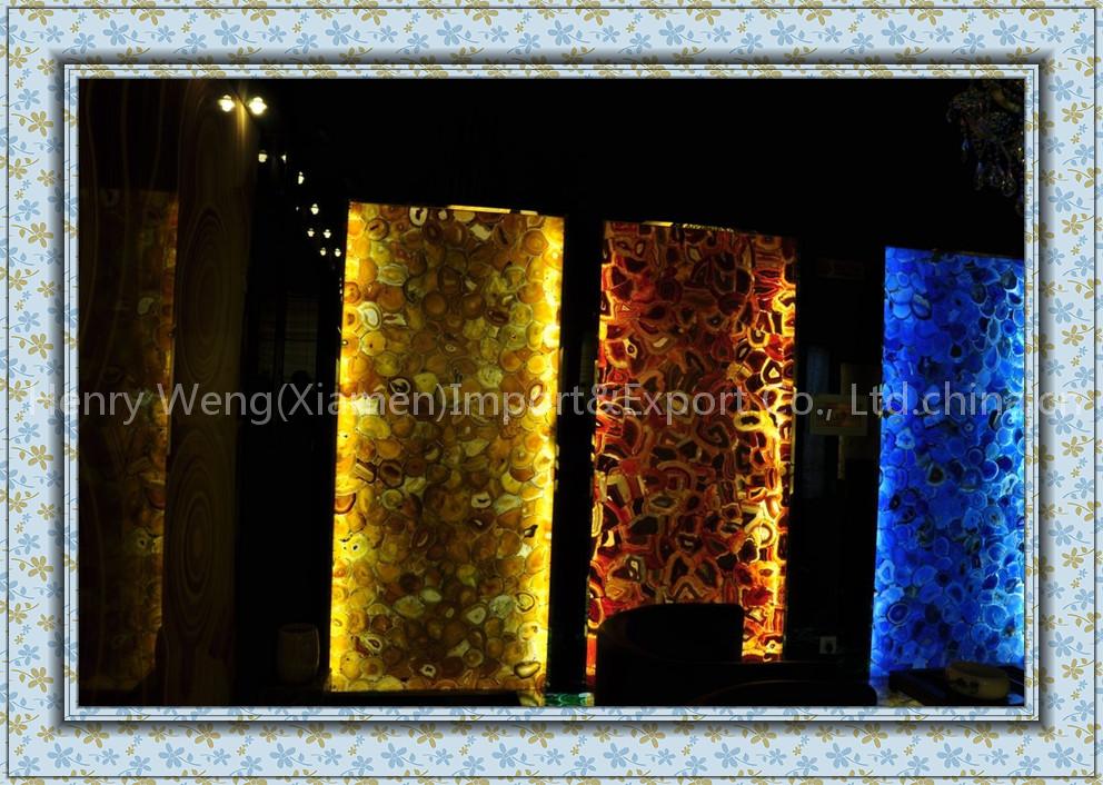 Backlit Semiprecious Stone