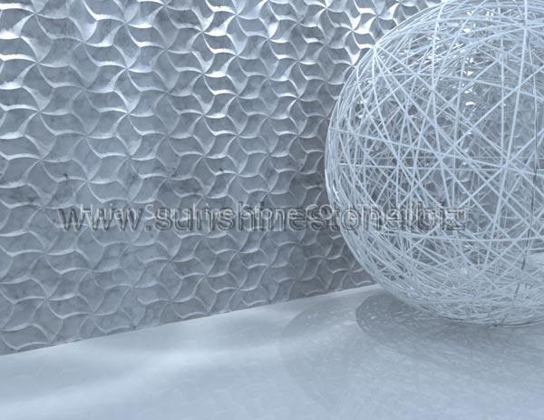 Stone Wall Tile--Carrara Relievos Tile