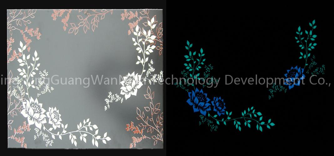 Photoluminescent Tile-screen printing Patterns