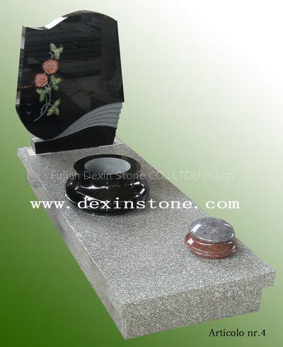 European style tombstone