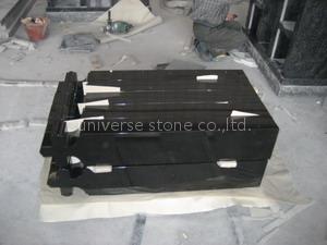 black tombstone