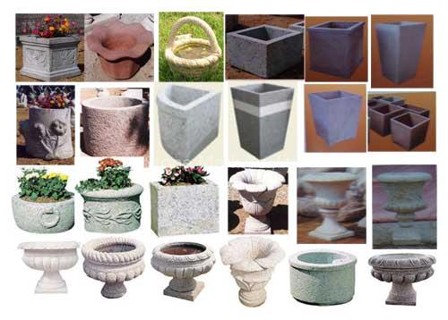 Stone Flower Pot/ Planter