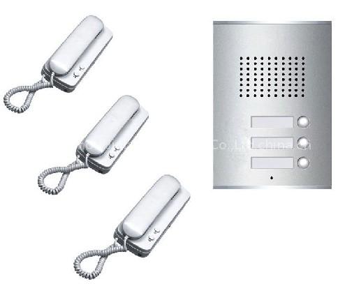 Audio Intercom with 3-button Metal Doorstation