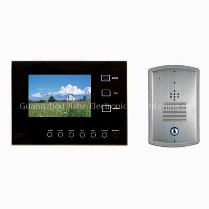 Touch button video door phone with 2GB memory SD card