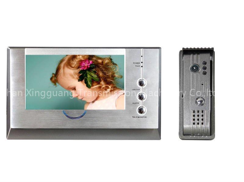 Two Wires 7 Inch Color Handsfree Video Door Phone