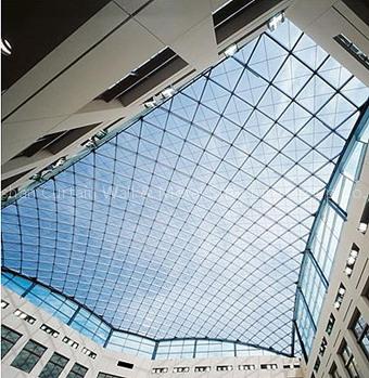 Steel Structure Supporting Glass Skylight