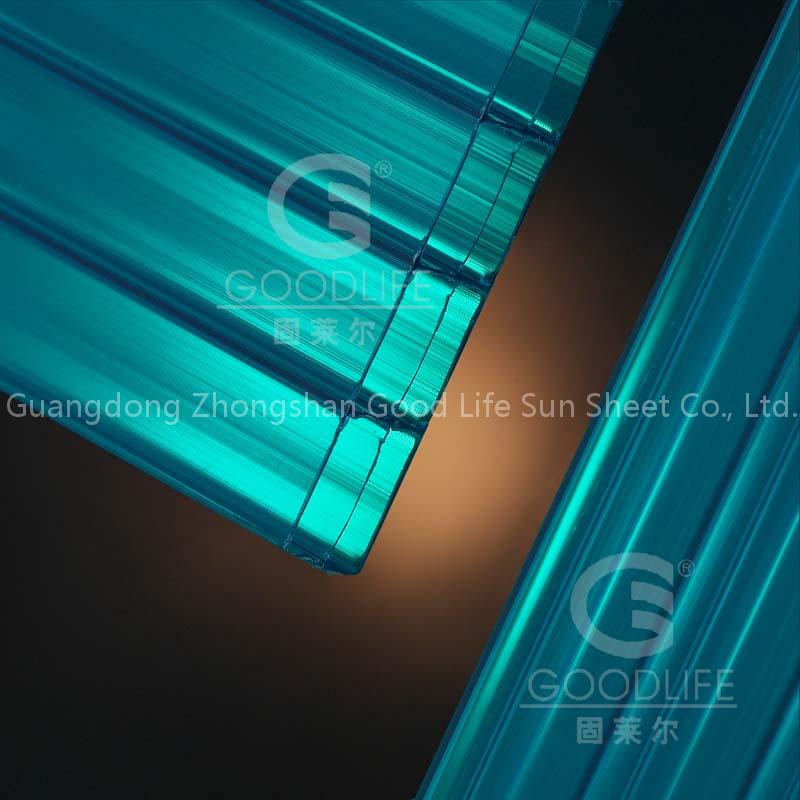 Triple-wall PC sheet (Blue)
