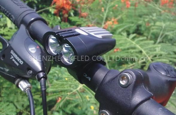 Anole LED Bike Lamp 2*3W CREE LED, 600Lumens, Li-ion