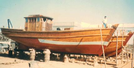 India Wooden Fishing Trawler