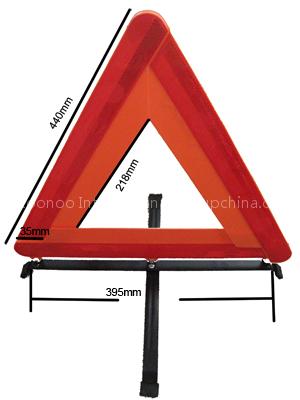 warning triangle/traffic triangle/reflector