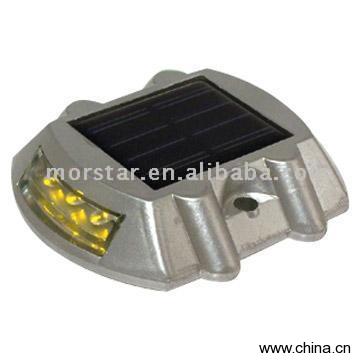 Alluminium Alloy Solar Flash Road Warning Light With CE Approval