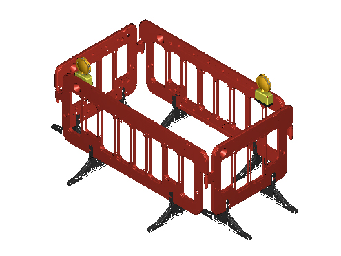 New Zealand Plastic Pedestrian Barrier - Safety Fencing