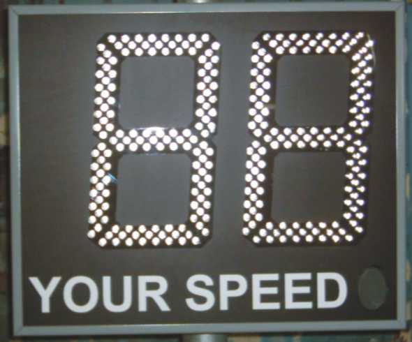Hungary Radar Speed Sign
