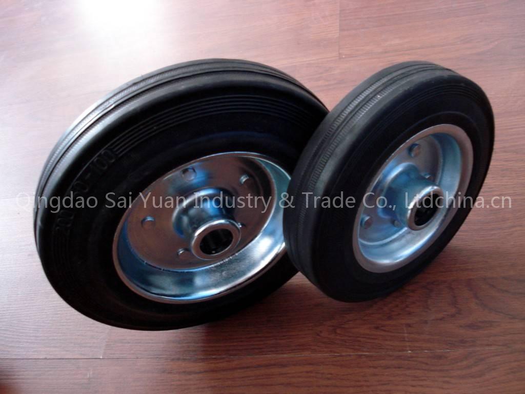 solid rubber wheel