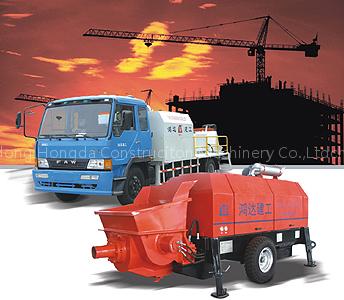 HBT80S1813-110 Trailer Concrete Pump