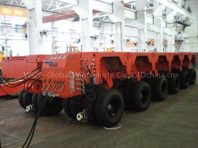 Hydraulic modular trailer
