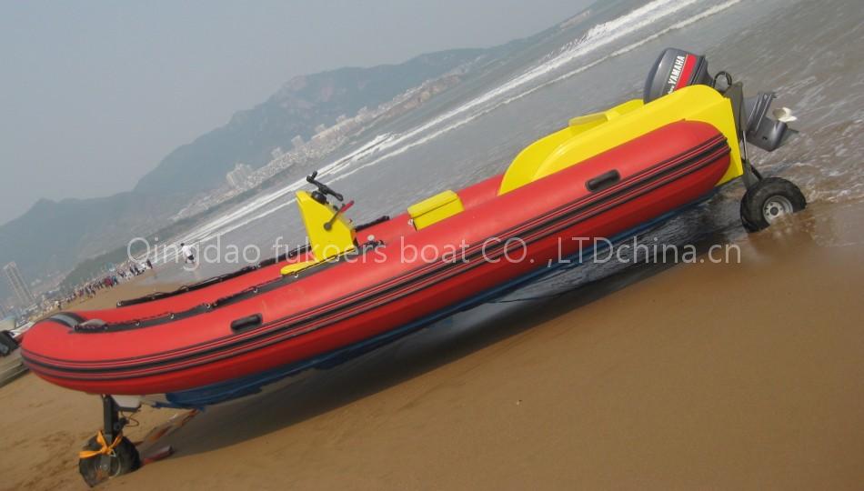 inflatable fiberglass speed boat