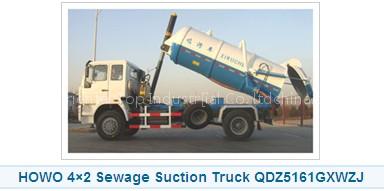 SINOTRUCK HOWO sewage suction truck