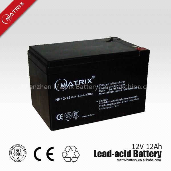 sealed lead acid battery 12V12AH