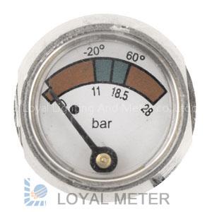 pressure gauge of fire extinguisher