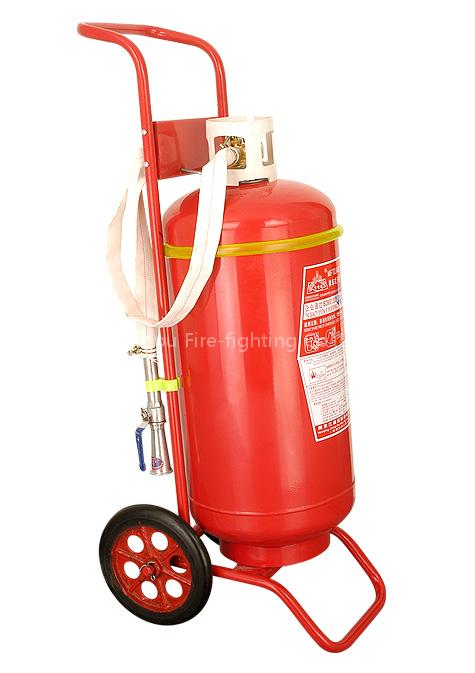 wheeled dry powder fire extinguisher
