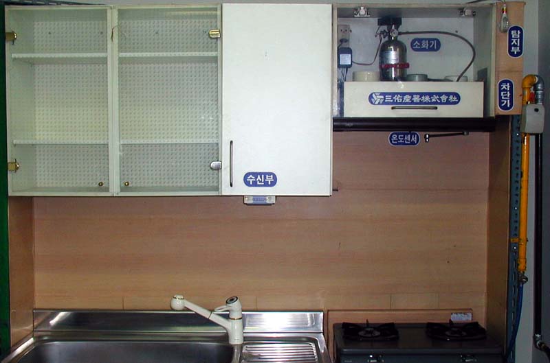South Korea Automatic Fire Extinguisher For Kitchen