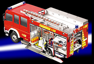 Germany Fire Fighting Car - Truck