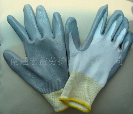 13g nylon glove coated nitrile