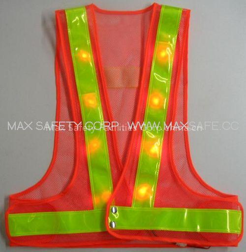 Safety Clothing-LED Reflective Safety Vest