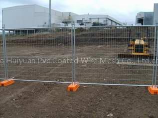 Temporary fence