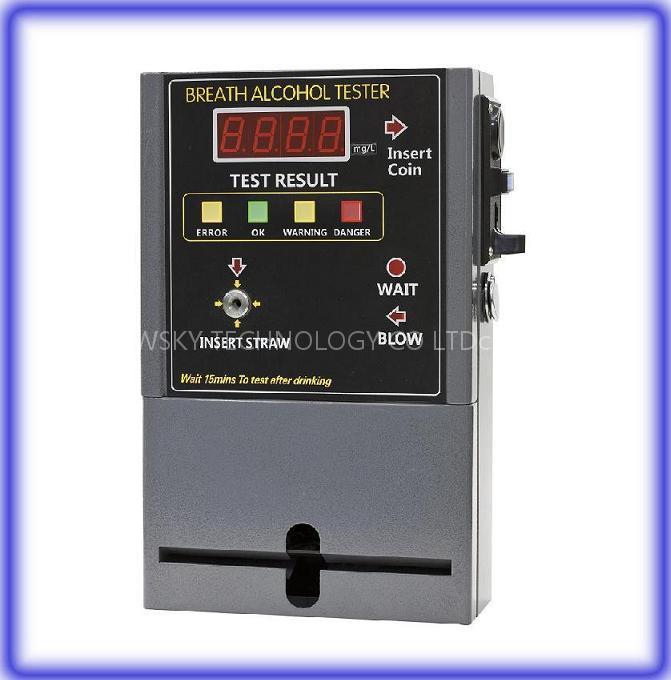 Vending alcohol tester
