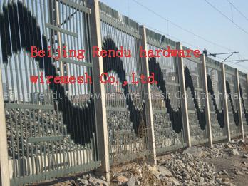 Rail fencing wire mesh