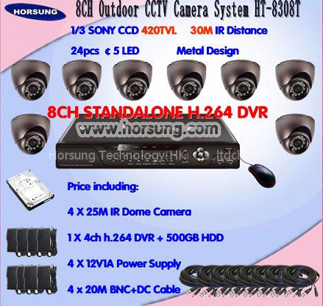 8CH CCTV Security & Surveillance System HT-8308T