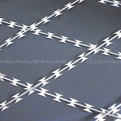 razor wire fence
