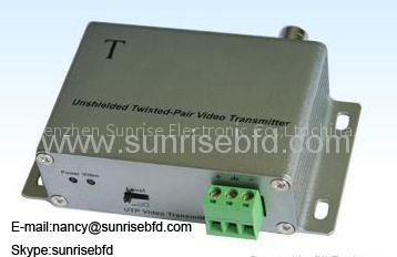 single channel active Video receiver, video UTP balun transceiver
