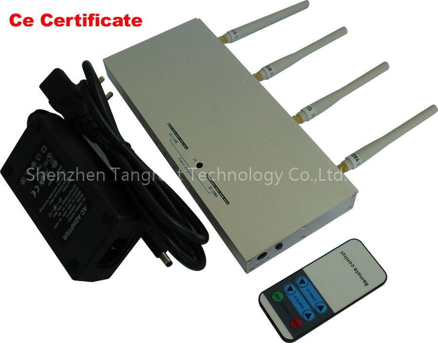 Adjustable Strength Cellphone Jammer With Remote control