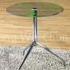 Stylish Glass Coffee Table, Metal Coffee Table