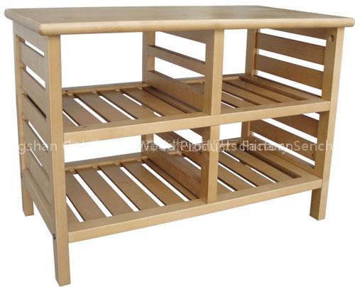 Wooden shoe rack SHO-461-P