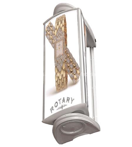 Wall hanging mini rotating light box