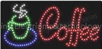 LED Coffee sign
