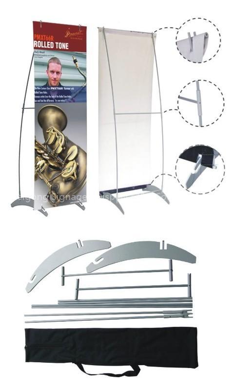 H banner stand
