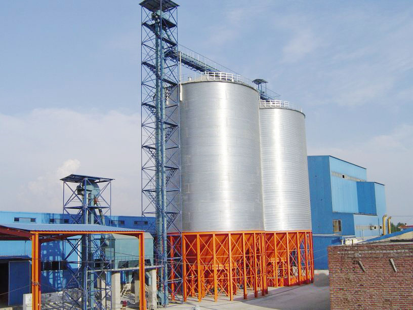 silo with cone