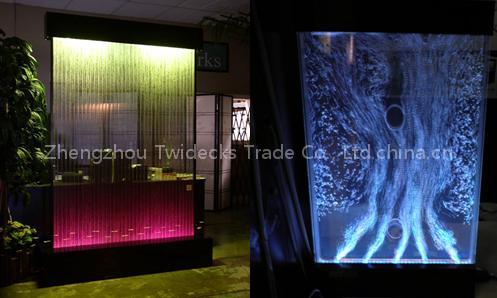 water curtain, curtain wall